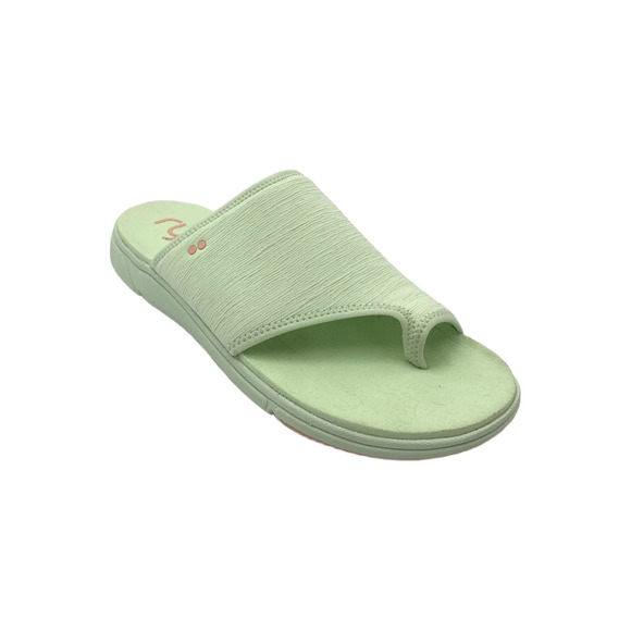 Ryka Shoes - Ryka Women's Toe-Loop Sandal ActivFoam Margo Slide Ambrosia Green - Medium